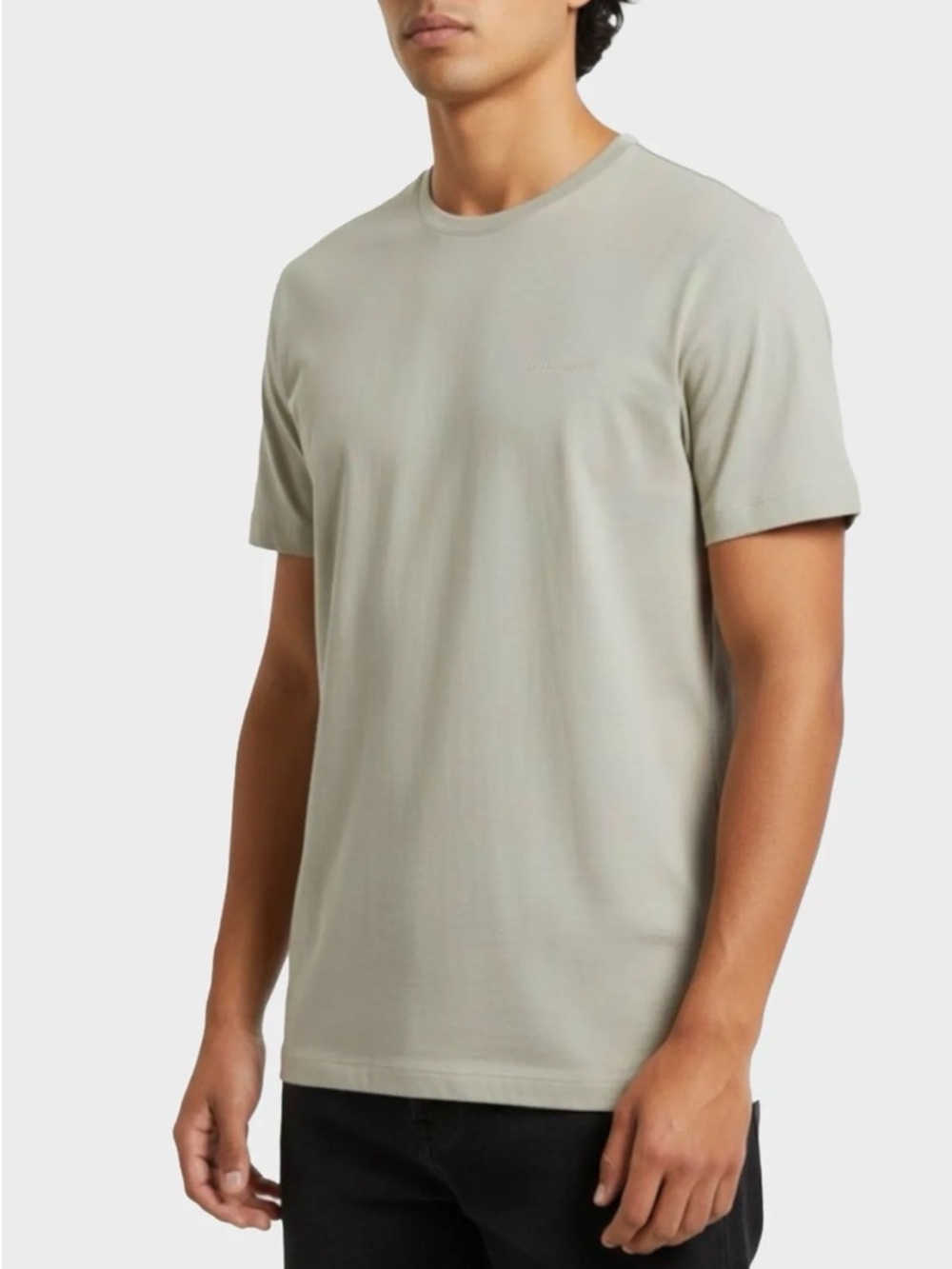 🎁Men's Crewneck Short Sleeve Tee in sand - Minimal Everyday Shirt